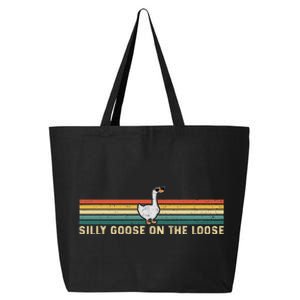 Silly Goose On The Loose Funny Silly Goose University 25L Jumbo Tote