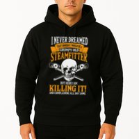 Steamfitter Grumpy Old Pipefitter Tradesman Plumber Pipe Hoodie