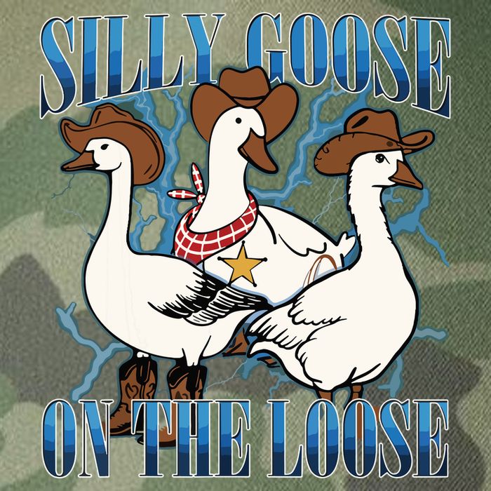 Silly Goose On The Loose Retro Groovy Silly Goose Club Legacy Tie Dye Trucker Hat