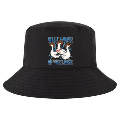 Silly Goose On The Loose Retro Groovy Silly Goose Club Cool Comfort Performance Bucket Hat
