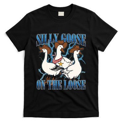 Silly Goose On The Loose Retro Groovy Silly Goose Club T-Shirt