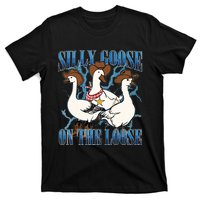 Silly Goose On The Loose Retro Groovy Silly Goose Club T-Shirt