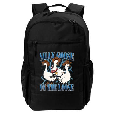 Silly Goose On The Loose Retro Groovy Silly Goose Club Backpack