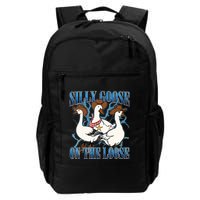 Silly Goose On The Loose Retro Groovy Silly Goose Club Backpack
