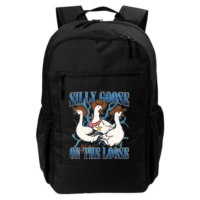 Silly Goose On The Loose Retro Groovy Silly Goose Club Backpack