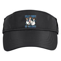 Silly Goose On The Loose Retro Groovy Silly Goose Club Adult Drive Performance Visor