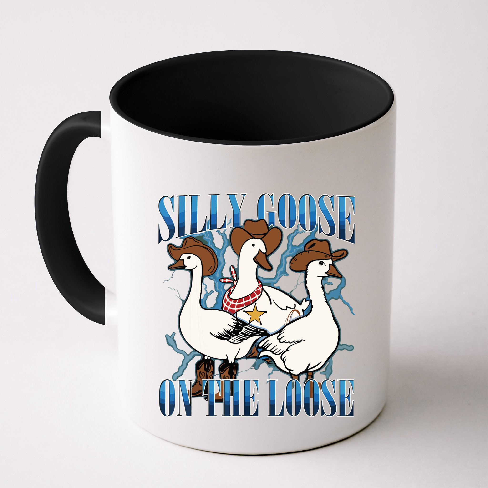 Silly Goose On The Loose Retro Groovy Silly Goose Club Mug