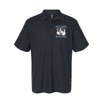 Silly Goose On The Loose Retro Groovy Silly Goose Club Polo