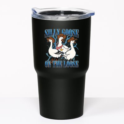 Silly Goose On The Loose Retro Groovy Silly Goose Club Tumbler