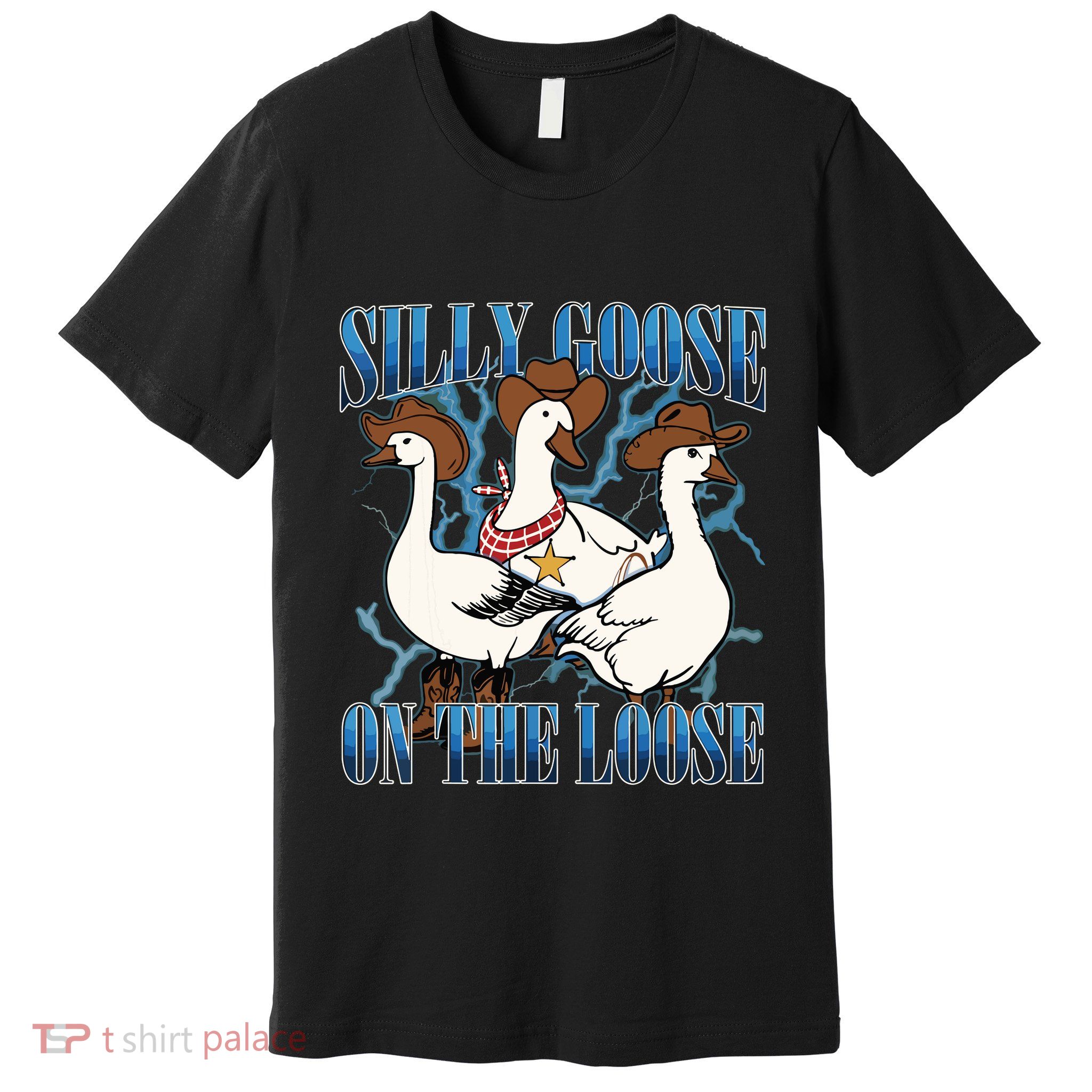 Silly Goose On The Loose Retro Groovy Silly Goose Club Premium T-Shirt