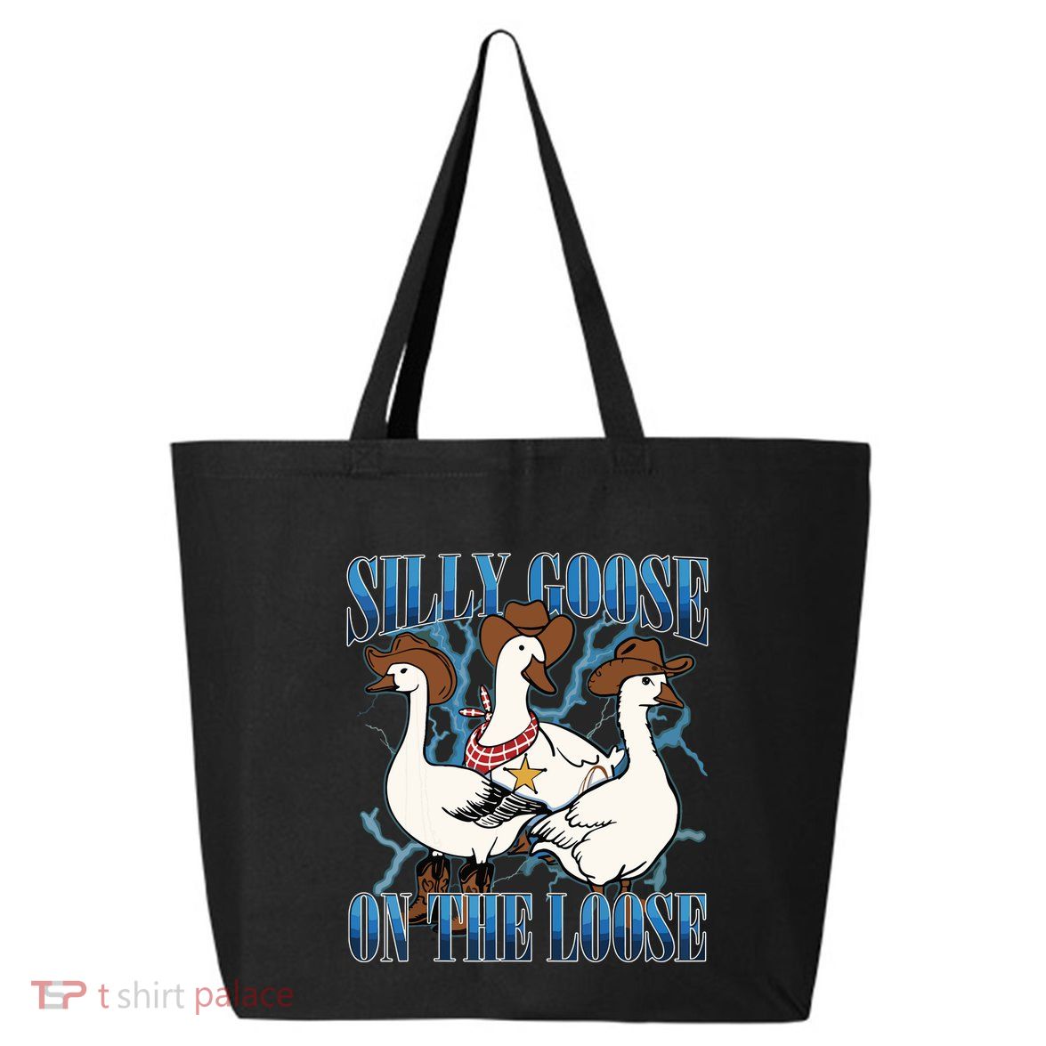 Silly Goose On The Loose Retro Groovy Silly Goose Club 25L Jumbo Tote