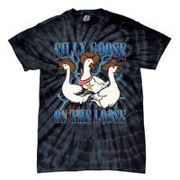 Silly Goose On The Loose Retro Groovy Silly Goose Club Tie-Dye T-Shirt