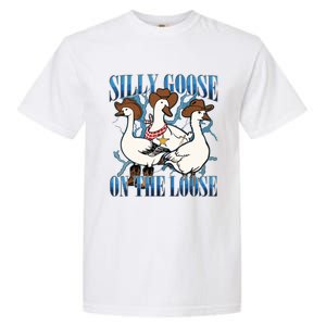 Silly Goose On The Loose Retro Groovy Silly Goose Club Garment-Dyed Heavyweight T-Shirt