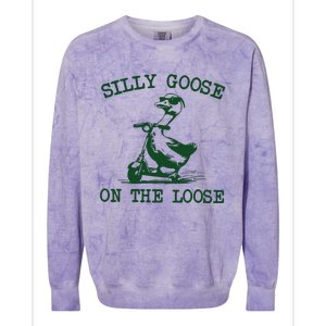 Silly Goose On The Loose Silly Goose Farm Colorblast Crewneck Sweatshirt