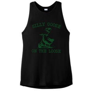 Silly Goose On The Loose Silly Goose Farm Ladies PosiCharge Tri-Blend Wicking Tank