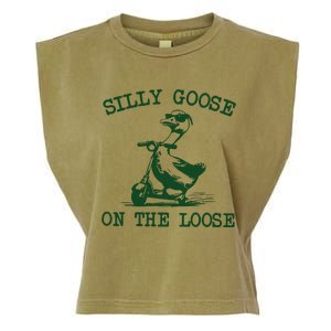 Silly Goose On The Loose Silly Goose Farm Garment-Dyed Women's Muscle Tee