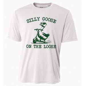 Silly Goose On The Loose Silly Goose Farm Cooling Performance Crew T-Shirt