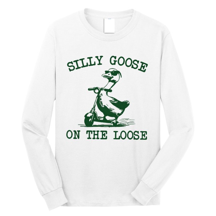 Silly Goose On The Loose Silly Goose Farm Long Sleeve Shirt