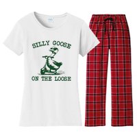 Silly Goose On The Loose Silly Goose Farm Women's Flannel Pajama Set