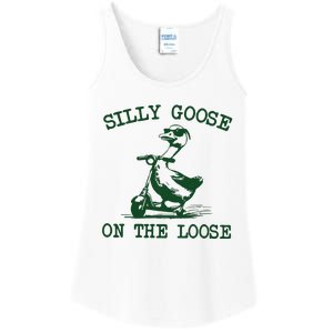 Silly Goose On The Loose Silly Goose Farm Ladies Essential Tank