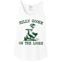 Silly Goose On The Loose Silly Goose Farm Ladies Essential Tank