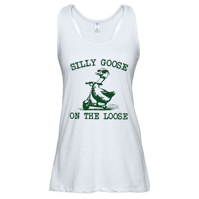 Silly Goose On The Loose Silly Goose Farm Ladies Essential Flowy Tank