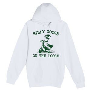 Silly Goose On The Loose Silly Goose Farm Premium Pullover Hoodie