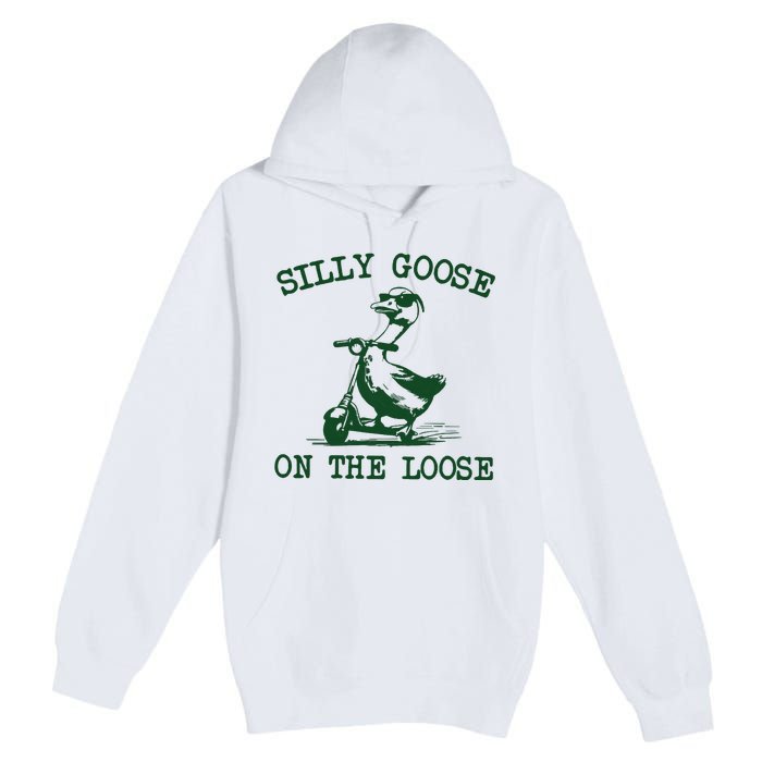 Silly Goose On The Loose Silly Goose Farm Premium Pullover Hoodie