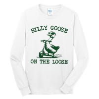 Silly Goose On The Loose Silly Goose Farm Tall Long Sleeve T-Shirt