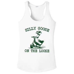 Silly Goose On The Loose Silly Goose Farm Ladies PosiCharge Competitor Racerback Tank