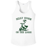 Silly Goose On The Loose Silly Goose Farm Ladies PosiCharge Competitor Racerback Tank