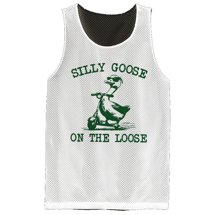 Silly Goose On The Loose Silly Goose Farm Mesh Reversible Basketball Jersey Tank