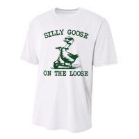 Silly Goose On The Loose Silly Goose Farm Performance Sprint T-Shirt