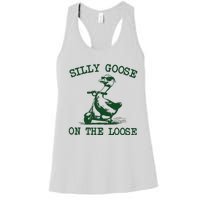 Silly Goose On The Loose Silly Goose Farm Women's Racerback Tank