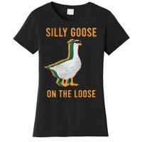 Silly Goose On The Loose Retro Women's T-Shirt