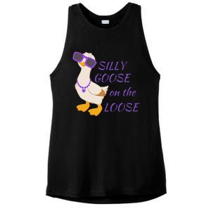 Silly Goose On The Loose Ladies PosiCharge Tri-Blend Wicking Tank