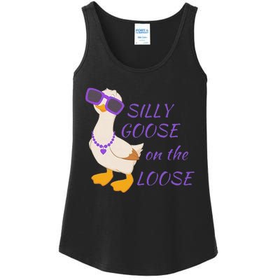 Silly Goose On The Loose Ladies Essential Tank