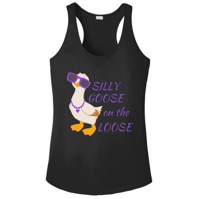 Silly Goose On The Loose Ladies PosiCharge Competitor Racerback Tank