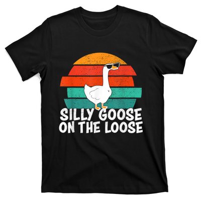 Silly Goose On The Loose Vintage Tee Cool Gift T-Shirt