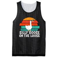 Silly Goose On The Loose Vintage Tee Cool Gift Mesh Reversible Basketball Jersey Tank