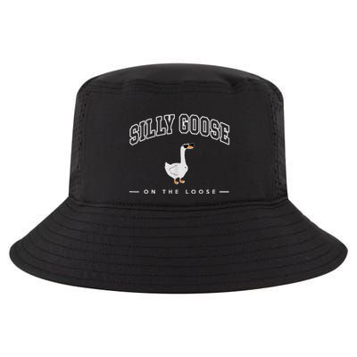 Silly Goose On The Loose Funny Silly Goose University Cool Comfort Performance Bucket Hat