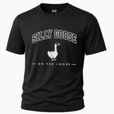 Silly Goose On The Loose Funny Silly Goose University Performance Shirt