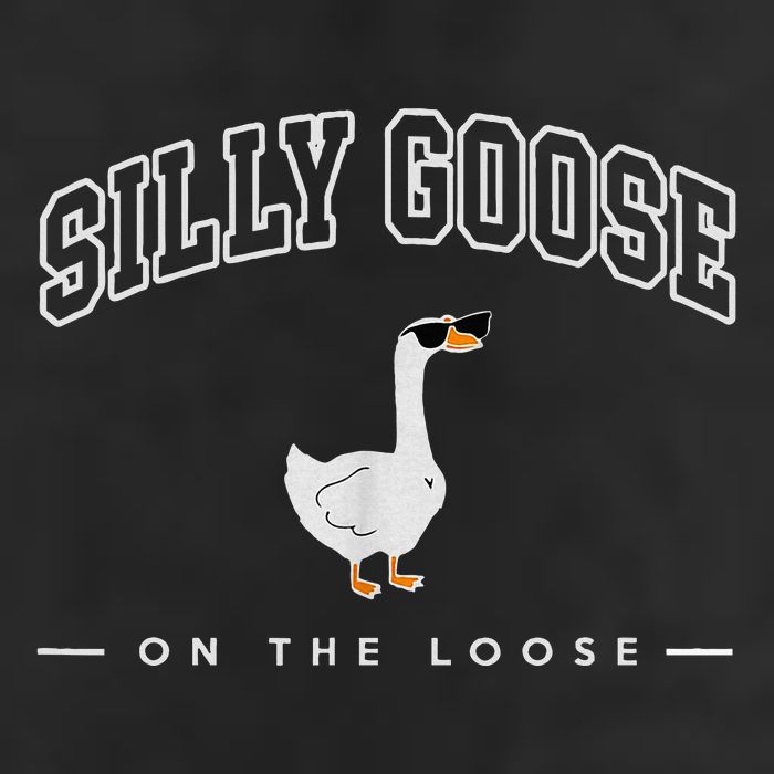 Silly Goose On The Loose Funny Silly Goose University Golf Towel