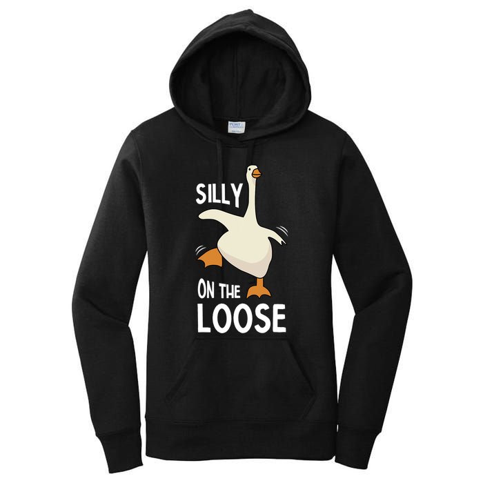 Silly Goose On The Loose Women's Pullover Hoodie