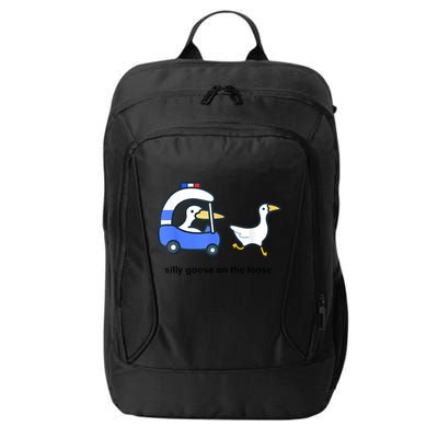Silly Goose On The Loose Police Car And Duck City Backpack