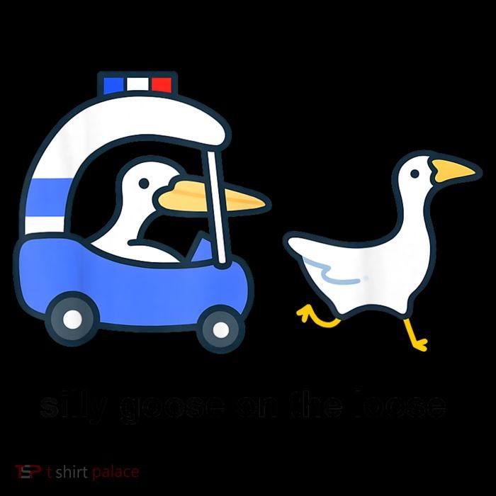 Silly Goose On The Loose Police Car And Duck Impact Tech Backpack