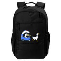 Silly Goose On The Loose Police Car And Duck Backpack