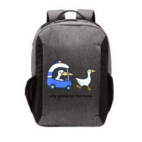 Silly Goose On The Loose Police Car And Duck Vector Backpack