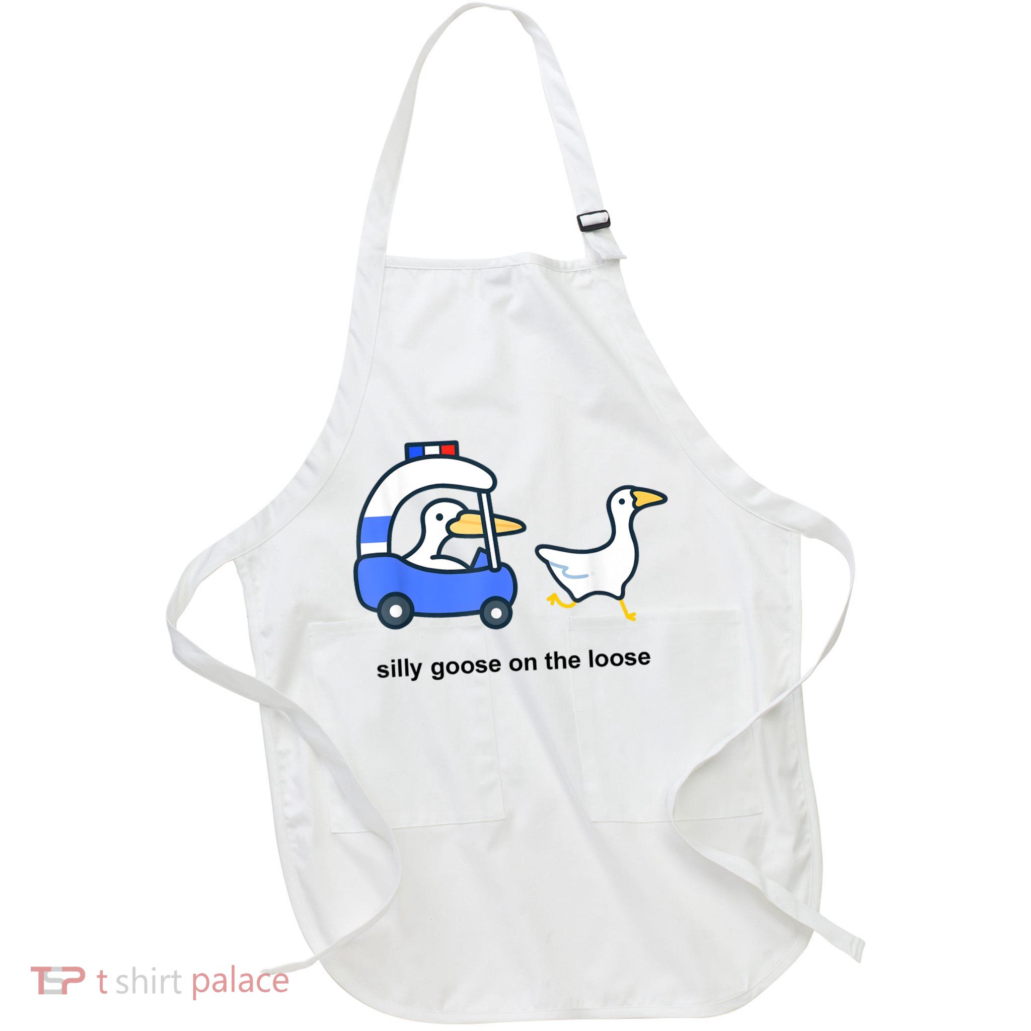 Silly Goose On The Loose Police Car And Duck Apron