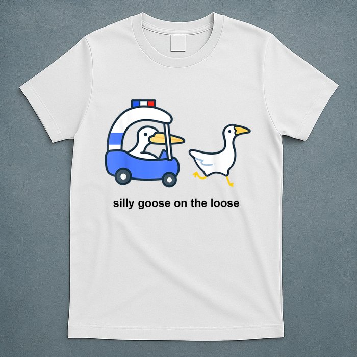 Silly Goose On The Loose Police Car And Duck T-Shirt